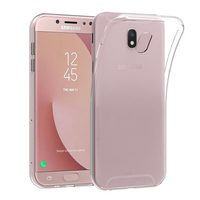 Samsung Galaxy J7 Pro 5.5": Accessoire Housse Etui Coque gel UltraSlim et Ajustement parfait - TRANSPARENT