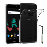Wiko UPulse Lite 4G 5.2"/ Wiko U Pulse Lite: Accessoire Housse Etui Coque gel UltraSlim et Ajustement parfait + mini Stylet - TRANSPARENT