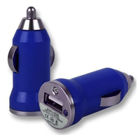 VCOMP® Adaptateur Allume cigare USB Entrée : 12 - 24V. Sortie : 5V, 1A. Couleur BLEU