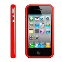 Apple iPhone 4/ 4S/ 4G: Bumper TPU silicone pour - ROUGE