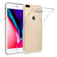 Apple iPhone 8 Plus 5.5": Accessoire Housse Etui Coque gel UltraSlim et Ajustement parfait - TRANSPARENT