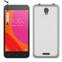 Lenovo A Plus A1010a20 4.5": Accessoire Housse Etui Pochette Coque silicone gel + mini Stylet - TRANSPARENT