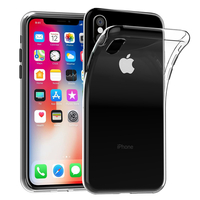 Apple Iphone X 5.8"/ iPhone 10/ iPhone Ten: Accessoire Housse Etui Coque gel UltraSlim et Ajustement parfait - TRANSPARENT