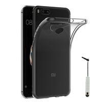 Xiaomi Mi A1/ Mi 5X 5.5": Accessoire Housse Etui Coque gel UltraSlim et Ajustement parfait + mini Stylet - TRANSPARENT