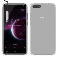 CUBOT Magic 4G 5.0": Accessoire Housse Etui Pochette Coque silicone gel + mini Stylet - TRANSPARENT