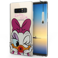 Samsung Galaxy Note 8 6.3"/ Note8 Duos: Coque Housse silicone TPU Transparente Ultra-Fine Dessin animé jolie + mini Stylet - Daisy Duck