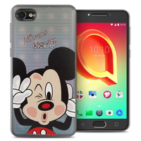 Alcatel A5 LED 5.2": Coque Housse silicone TPU Transparente Ultra-Fine Dessin animé jolie - Mickey Mouse