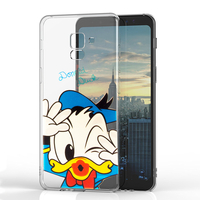 Samsung Galaxy A8 (2018) A530F 5.6"/ A8 (2018) Duos A530F/DS: Coque Housse silicone TPU Transparente Ultra-Fine Dessin animé jolie - Donald Duck