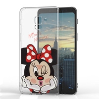 Samsung Galaxy A8 (2018) A530F 5.6"/ A8 (2018) Duos A530F/DS: Coque Housse silicone TPU Transparente Ultra-Fine Dessin animé jolie - Minnie Mouse