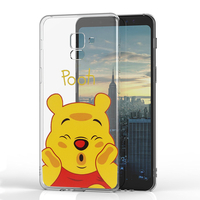 Samsung Galaxy A8 (2018) A530F 5.6"/ A8 (2018) Duos A530F/DS: Coque Housse silicone TPU Transparente Ultra-Fine Dessin animé jolie - Winnie the Pooh