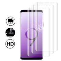 Samsung Galaxy S9 5.8": Lot/ Pack de 3 Films en Verre Trempé Bord Incurvé Resistant