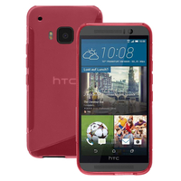 HTC One M9/ HTC One Hima/ One M9s: Accessoire Housse Etui Pochette Coque S silicone gel - ROSE