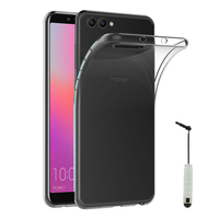 Huawei Honor View 10 5.99"/ Honor V10: Accessoire Housse Etui Coque gel UltraSlim et Ajustement parfait + mini Stylet - TRANSPARENT