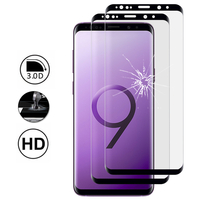 Samsung Galaxy S9 5.8": Lot/ Pack de 2 Films en Verre Trempé Bord Incurvé Resistant