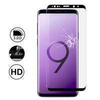 Samsung Galaxy S9+/ S9 Plus 6.2": 1 Film en Verre Trempé Bord Incurvé Resistant