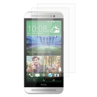 HTC One (E8)/ (E8) Ace/ (E8) dual sim/ (E8) CDMA: Lot / Pack de 2x Films de protection d'écran clear transparent