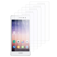 Huawei Ascend P7/ P7 Dual SIM/ P7 Sapphire Edition: Lot / Pack de 5x Films de protection d'écran clear transparent