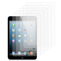 Apple iPad mini/ iPad mini 2 retina/ iPad Mini 3 Retina: Lot / Pack de 5x Films de protection d'écran clear transparent