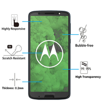 Motorola Moto G6 Plus 5.9" (non compatible G6/ G6 Play 5.7")Motorola Moto G6 Plus 5.9": Lot / Pack de 2 Films de protection d'écran Verre Trempé