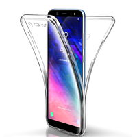 Samsung Galaxy A6+/ A6 Plus (2018) 6.0"/ Galaxy A9 Star Lite (non compatible Galaxy A6 (2018) 5.6"): Coque Housse Silicone Gel TRANSPARENTE ultra mince 360° protection intégrale Avant et Arrière - TRANSPARENT