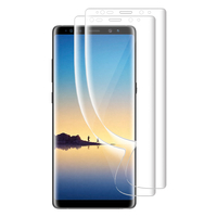 Samsung Galaxy Note 8 6.3"/ Note8 Duos: Lot/ Pack 2 Films de protection PET 3D souple Transparent incurvé plein écran [Coque Compatible] [pas Verre Trempé]