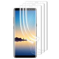 Samsung Galaxy Note 8 6.3"/ Note8 Duos: Lot/ Pack 3 Films de protection PET 3D souple Transparent incurvé plein écran [Coque Compatible] [pas Verre Trempé]