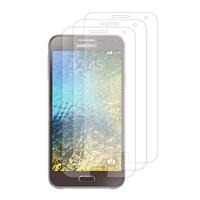 Samsung Galaxy E5 SM-E500F E500H E500HQ E500M E500F/DS E500H/DS E500M/DS: Lot / Pack de 3x Films de protection d'écran clear transparent