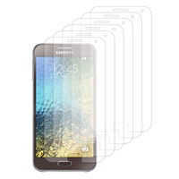 Samsung Galaxy E5 SM-E500F E500H E500HQ E500M E500F/DS E500H/DS E500M/DS: Lot / Pack de 6x Films de protection d'écran clear transparent