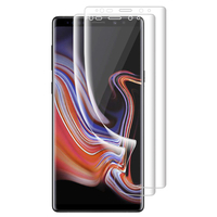 Samsung Galaxy Note 9 6.4"/ Note9 Duos SM-N960F/ SM-N960U/ SM-N960F/DS: Lot/ Pack 2 Films de protection PET 3D souple Transparent incurvé plein écran [Coque Compatible] [Non Verre Trempé]