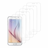 Samsung Galaxy S6 SM-G920/ S6 Duos/ S6 (CDMA)/ G920F G9200 G9208/SS G920A G920T G920S G920V G920W8: Lot / Pack de 5x Films de protection d'écran clear transparent