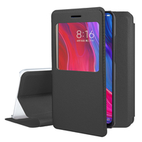 Xiaomi Mi 8/ Xiaomi Mi8 6.21" (non compatible Xiaomi Mi 8 SE 5.88"/ Mi 8 Lite 6.26"/ Mi 8 Youth (Mi 8X)): Etui View Case Flip Folio Leather cover - NOIR