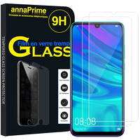 Huawei P Smart (2019) 6.21" POT-LX3/ POT-LX1/ POT-AL00/ POT-LX1AF/ POT-LX2J/ POT-LX1RUA: Lot / Pack de 2 Films de protection d'écran Verre Trempé