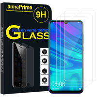 Huawei P Smart (2019) 6.21" POT-LX3/ POT-LX1/ POT-AL00/ POT-LX1AF/ POT-LX2J/ POT-LX1RUA: Lot / Pack de 3 Films de protection d'écran Verre Trempé