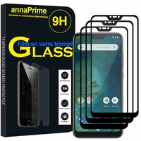 Xiaomi Mi A2 Lite/ Redmi 6 Pro 5.84" (non compatible Xiaomi Mi A2 (Mi 6X) 5.99"): Lot / Pack de 3 Films de protection d'écran Verre Trempé