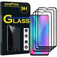 Huawei Honor 10 Lite 6.21" HRY-AL00/ HRY-AL00a/ HRY-TL00 (non compatible Huawei Honor 10 5.84"): Lot / Pack de 3 Films de protection d'écran Verre Trempé