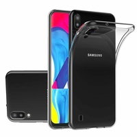 Samsung Galaxy M10 6.22" SM-M105F/ M105F/DS [Les Dimensions EXACTES du telephone: 155.6 x 75.6 x 7.7 mm]: Accessoire Housse Etui Coque gel UltraSlim et Ajustement parfait - TRANSPARENT