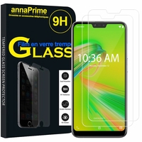 Asus Zenfone Max Shot ZB634KL 6.26" [Les Dimensions EXACTES du telephone: 159.2 x 76.2 x 8.4 mm]: Lot / Pack de 2 Films de protection d'écran Verre Trempé