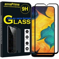Samsung Galaxy A20 6.4" SM-A205F/ A205F/DS (non compatible Galaxy A20e 5.8") [Les Dimensions EXACTES du telephone: 158.4 x 74.7 x 7.8 mm]: 1 Film de protection d'écran Verre Trempé