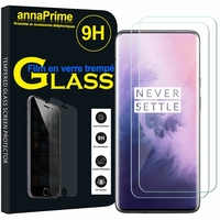 OnePlus 7 Pro/ 7 Pro 5G 6.67" GM1911 GM1913 GM1917 GM1910 GM1915 (non compatible OnePlus 7 6.41"): Lot / Pack de 2 Films de protection d'écran Verre Trempé