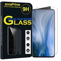 Oppo Reno (2019) 6.4" CPH1917 PCAM00 PCAT00 (non compatible Oppo Reno Z/ Reno 10x Zoom/ Reno 5G): 1 Film de protection d'écran Verre Trempé