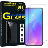 Xiaomi Mi 9T/ Mi 9T Pro 6.39" M1903F10G M1903F11I (non compatible Xiaomi Mi 9/ Mi 9 Explorer 6.39"/ Mi9 SE 5.97"): Lot / Pack de 2 Films de protection d'écran Verre Trempé