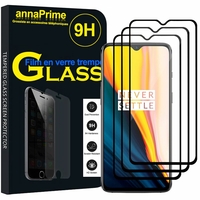 OnePlus 7 6.41" GM1901 (non compatible OnePlus 7 Pro 6.67") [Les Dimensions EXACTES du telephone: 157.7 x 74.8 x 8.2 mm]: Lot / Pack de 3 Films de protection d'écran Verre Trempé