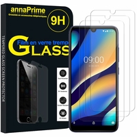 Wiko View3 LITE/ View 3 Lite 6.09" (non compatible Wiko View 3 6.26"/ View 3 PRO 6.3"): Lot / Pack de 3 Films de protection d'écran Verre Trempé