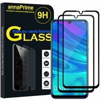 Huawei Enjoy 9S 6.21" POT-AL00a TL00a (non compatible Huawei Enjoy 9 6.26"/ Enjoy 9E 6.09"/ Enjoy 9 Plus 6.5"): Lot / Pack de 2 Films de protection d'écran Verre Trempé