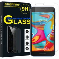 Samsung Galaxy A2 Core 5.0" SM-A260F A260G A260F/DS A260G/DS (non compatible Galaxy A20 6.4"/ A20E 5.8"): 1 Film de protection d'écran Verre Trempé