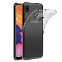 Samsung Galaxy A10E 5.83" SM-A102U (non compatible Galaxy A10 6.2"): Accessoire Housse Etui Coque gel UltraSlim et Ajustement parfait - TRANSPARENT