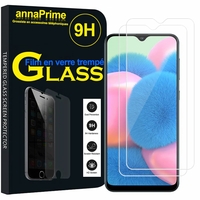 Samsung Galaxy A30S 6.4" SM-A307F A307FN A307G A307GN A307GT A307YN [Les Dimensions EXACTES du telephone: 158.5 x 74.7 x 7.8 mm]: Lot / Pack de 2 Films de protection d'écran Verre Trempé