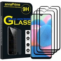 Samsung Galaxy A30S 6.4" SM-A307F A307FN A307G A307GN A307GT A307YN [Les Dimensions EXACTES du telephone: 158.5 x 74.7 x 7.8 mm]: Lot / Pack de 3 Films de protection d'écran Verre Trempé