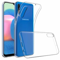 Samsung Galaxy A30S 6.4" SM-A307F A307FN A307G A307GN A307GT A307YN [Les Dimensions EXACTES du telephone: 158.5 x 74.7 x 7.8 mm]: Accessoire Housse Etui Coque gel UltraSlim et Ajustement parfait - TRANSPARENT
