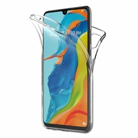 Huawei Nova 4e 6.15" MAR-LX2/ MAR-AL00/ MAR-TL00 (non compatible Huawei Nova 4 6.4"): Coque Housse Silicone Gel TRANSPARENTE ultra mince 360° protection intégrale Avant et Arrière - TRANSPARENT